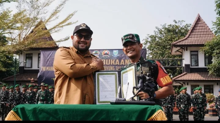 Pembukaan TMMD Purbalingga. (istimewa)